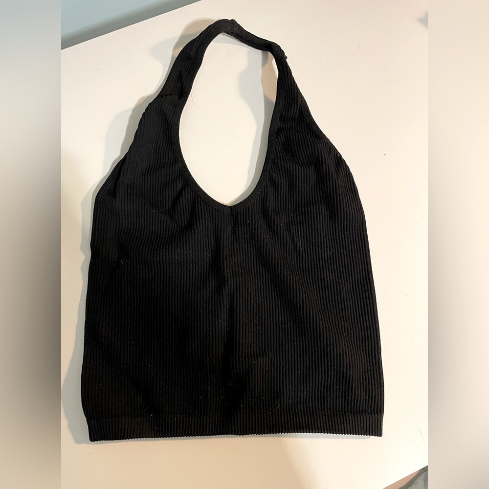 Stretchy halter top
